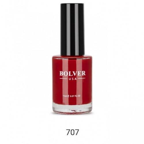 بولفير (Bolver) طلاء أظافر (مناكير) لون سكارليت أحمر كلاسيكي درجة 707