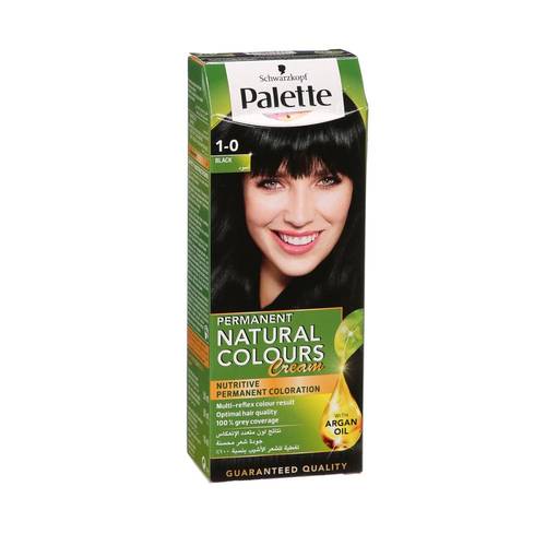 باليت (Palette) صبغة شعر دائمة مكثفة لون أسود فاحم 1-0