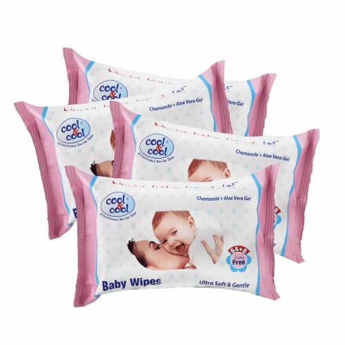 كول آند كول مناديل أطفال الترا سوفت جنتل (Ultra Soft) ناعمة ولطيفة - 72 منديل
