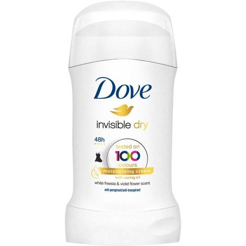 دوف (Dove) مزيل عرق ستيك إنفيزيبل دراي (Invisible Dry) ضد البقع البيضاء وحماية 48 ساعة - 40 جم