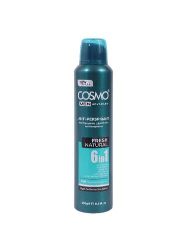 كوزمو (Cosmo) بخاخ مزيل عرق للرجال فريش ناتشورال (Fresh Natural) - 250 مل
