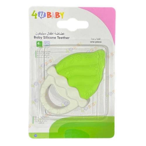 فور يو بيبي (4U Baby) عضاضة أطفال سيليكون آمنة لتهدئة اللثة موديل 263
