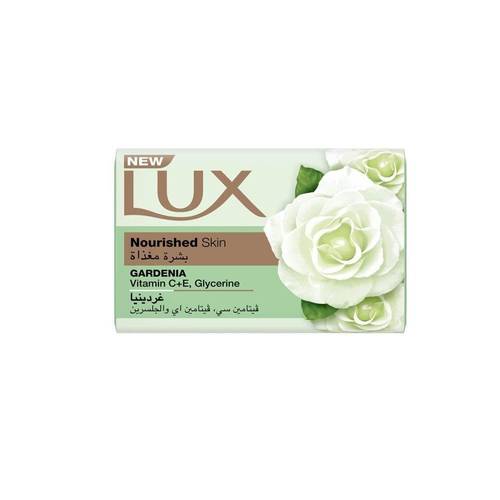 لوكس (Lux) صابون قطع بالغردينيا وفيتامين سي لبشرة مغذاة ومشرقة ومنتعشة - 170 جم