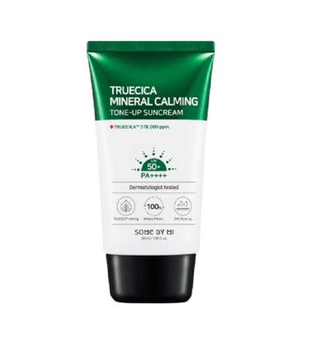 سوم باي مي كريم واقي شمس معدني مهدئ ومفتح للبشرة تروسيكا (Truecica Tone-Up) - 50 مل