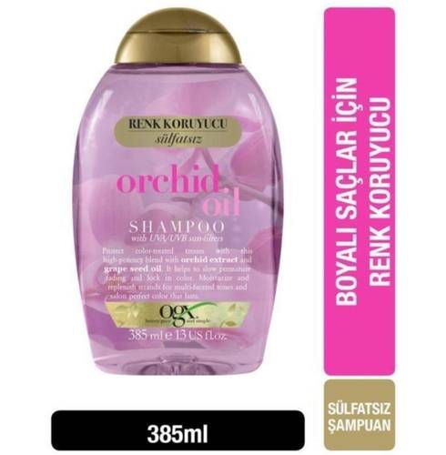 أو جي إكس (OGX) شامبو زيت الأوركيد لحماية لون الشعر المصبوغ ومنع البهتان - 385 مل