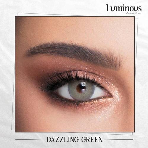 عدسات ليمونوس (Luminous) الملونة الشهرية لون دازلنج جرين (Dazzling Green)