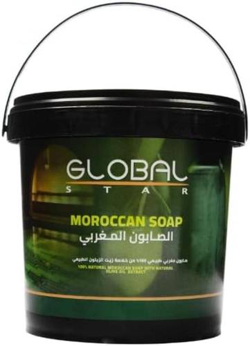 جلوبال ستار صابون الحمام المغربي الأصلي لتجديد خلايا البشرة ونعومتها - 500 مل