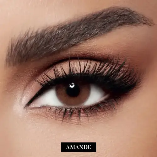 عدسات ديفا (Diva) اللاصقة الشهرية درجة أماند (Amande) لون لوزي ناعم