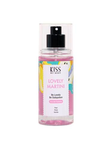 كيس ماي بودي (Kiss My Body) بخاخ معطر للجسم لوفلي مارتيني (Lovely Martini) جذاب - 88 مل