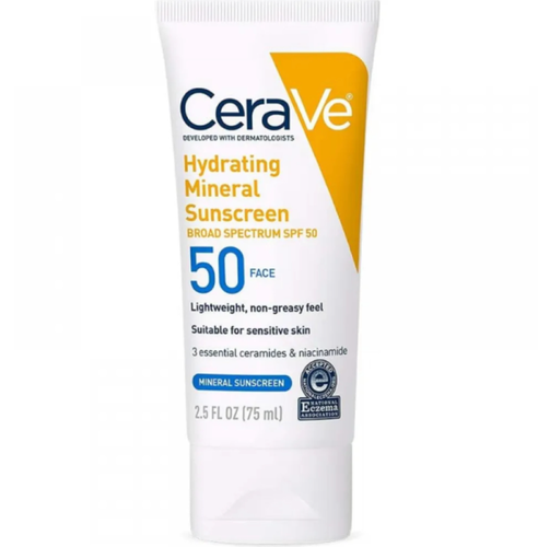 سيرافي واقي شمس معدني مرطب للوجه (Mineral Sunscreen) مع SPF 50 - 75 مل