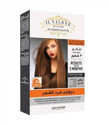 إل صالون ميلانو مجموعة فرد الشعر بالبروتين وزيت بذرة الكتان لنعومة فائقة