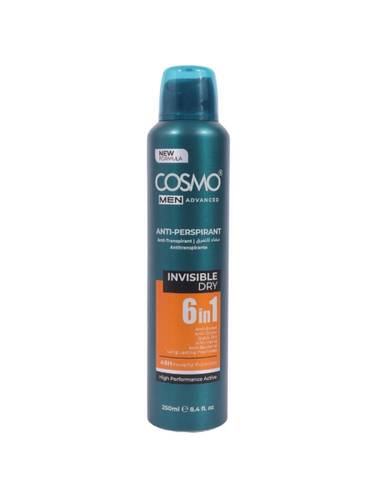 كوزمو (Cosmo) بخاخ مزيل عرق للرجال إنفيزيبل دراي (Invisible Dry) لا يترك بقع