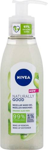 نيفيا جل غسول ميسيلار (Micellar Gel) بخلاصة الصبار لتهدئة وتنظيف الوجه - 140 مل