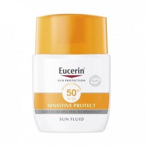 يوسيرين كريم واقي شمس للوجه (Sun Cream) حماية SPF50+ للبشرة الحساسة - 50 مل