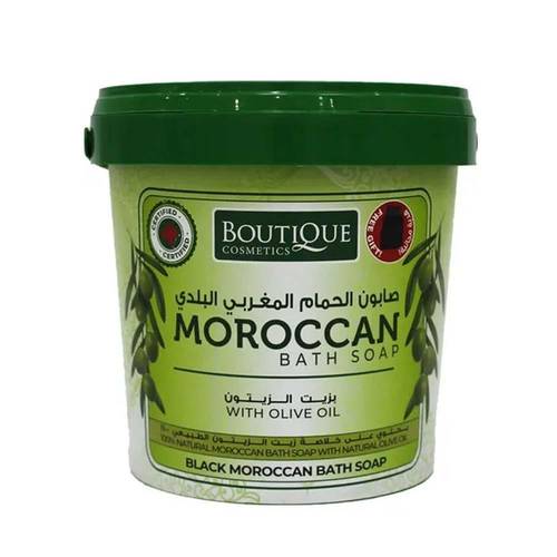 بوتيك (Boutique) صابون الحمام المغربي البلدي بزيت الزيتون للتقشير - 850 جم