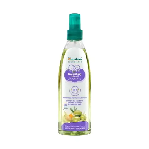 هيمالايا (Himalaya) زيت أطفال مغذي ومرطب للبشرة والشعر - 300 مل