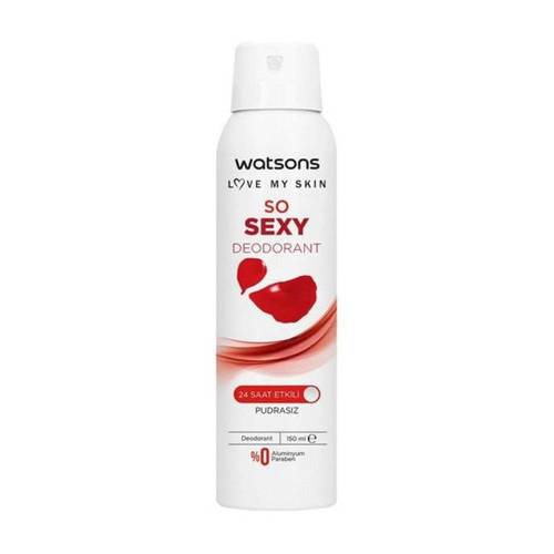 واتسونز (Watsons) بخاخ معطر ومزيل عرق (So Sexy) برائحة جذابة ومنعشة - 150 مل