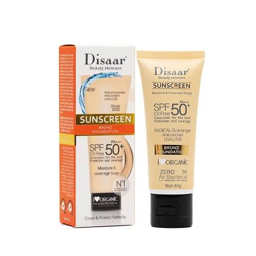 ديسار (Disaar) كريم واقي شمس بتركيبة خفيفة وشفافة بمعامل حماية SPF50 للوجه - 50 جم