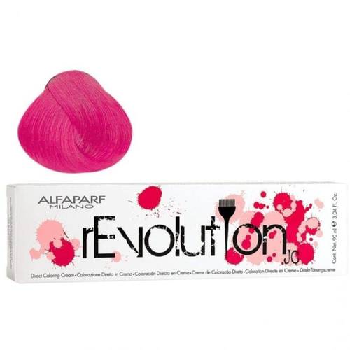 صبغة ريفوليوشن (Revolution) ألوان جريئة لون زهري (Pink) أنثوي رقيق - 90 مل