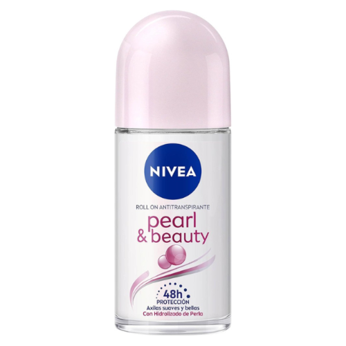 نيفيا مزيل عرق رول أون بيرل آند بيوتي (Pearl & Beauty) لنعومة وجمال الإبط - 50 مل