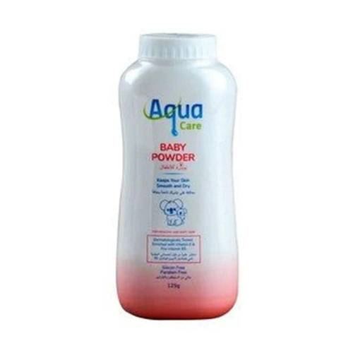 أكوا كير (Aqua Care) بودرة أطفال ناعمة لامتصاص الرطوبة وحماية الجلد - 125 جم