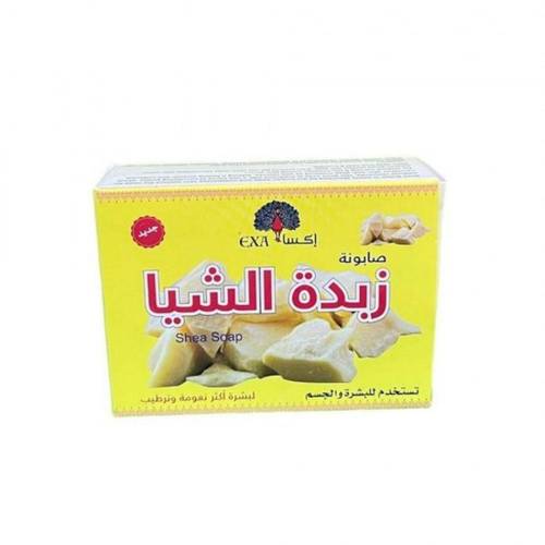 إكسا صابونة زبدة الشيا الطبيعية لترطيب وتغذية البشرة الجافة والحساسة - 125 جم