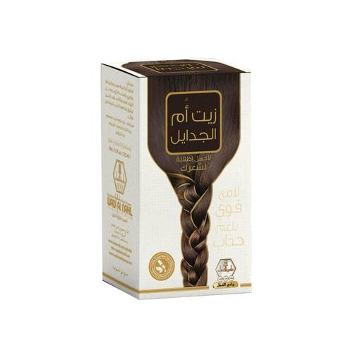 وادي النحل زيت أم الجدايل بخلطة زيوت طبيعية لتطويل وتكثيف الشعر - 125 مل