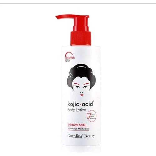 لوشن حمض الكوجيك (Kojic Acid) لتبييض وتفتيح لون الجسم والترطيب العميق - 230 جم