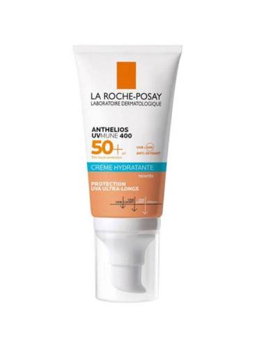 لاروش بوزيه واقي شمس إنثيليوس ملون (Tinted) مرطب للبشرة الجافة SPF50+ - 50 مل