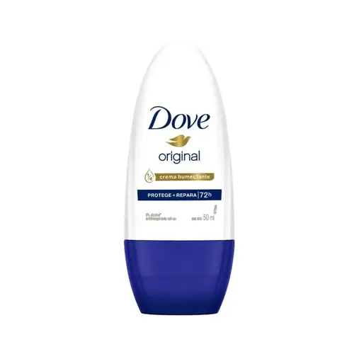 دوف (Dove) مزيل عرق رول أون أوريجينال (Original) لترطيب الإبط وحماية 48 ساعة - 50 مل