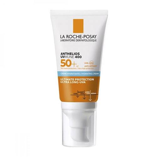 لاروش بوزيه واقي شمس أنثيليوس يو في مونيوم 400 كريم مرطب للبشرة الجافة SPF50+