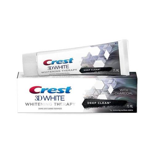 كرست معجون أسنان ثري دي وايت (3D White) بالفحم للتبييض العميق - 75 مل