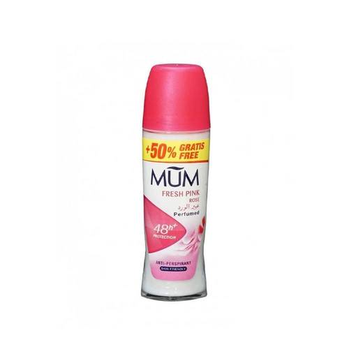 موم (Mum) مزيل عرق رول أون عبير الورد (Rose) برائحة زهرية رقيقة ومنعشة - 75 مل