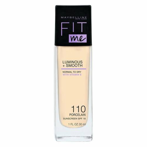 ميبيلين كريم أساس فيت مي (Fit Me) مطفي للمسام درجة 110 Porcelain
