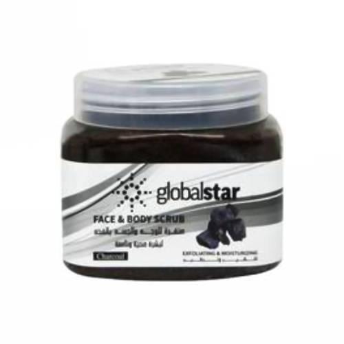جلوبال ستار (Global Star) سنفرة الوجه والجسم بالفحم النشط للتنقية - 500 مل