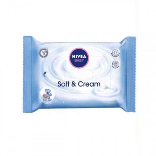 نيفيا بيبي (Nivea Baby) مناديل مبللة للأطفال بالكريم الناعم للترطيب - 63 منديل