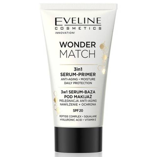 إيفلين (Eveline) وندر ماتش (Wonder Match) سيروم برايمر 3 في 1 مع واقي شمس SPF20