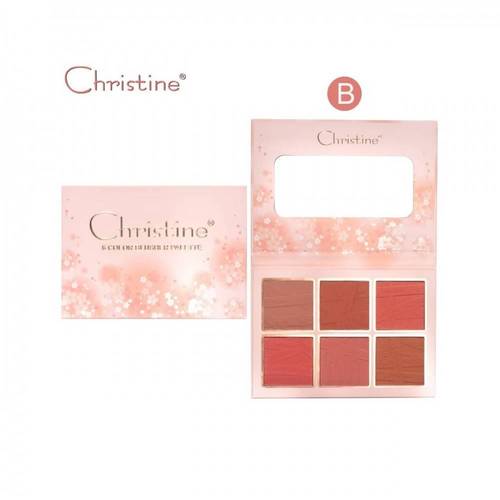كرستين (Christine) باليت أحمر خدود (بلاشر) متعدد الألوان - B