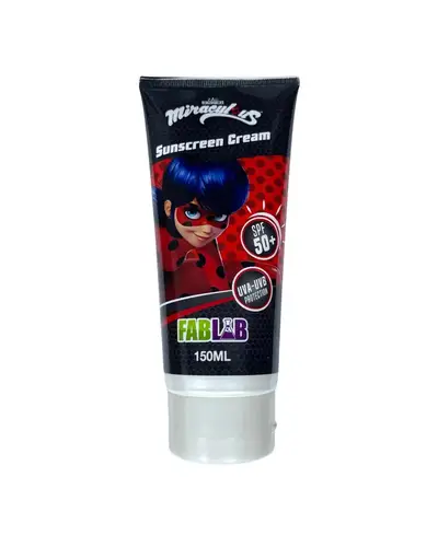 فاب لاب لوشن واقي شمس للأطفال بتصميم ميراكيليز (Miraculous) للحماية - 150 مل