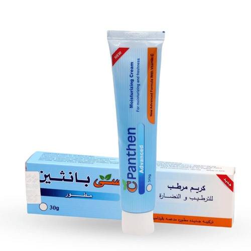 سي بانثين كريم مرطب للبشرة ببانثينول وفيتامين C لتعزيز النضارة وعلاج الجفاف - 30 جم