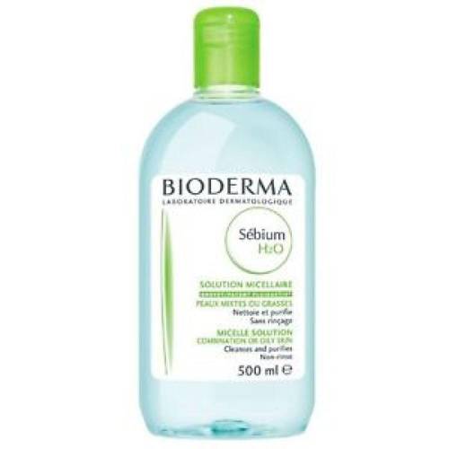 بيوديرما سيبيوم (Sebium H2O) ماء ميسيلار منظف ومزيل للمكياج للبشرة الدهنية والمختلطة - 500 مل