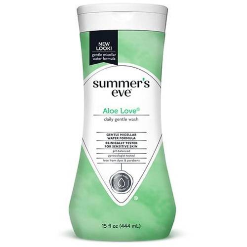 سمرز إيف (Summer's Eve) غسول للمناطق الحساسة بجل الصبار لترطيب وتلطيف - 444 مل