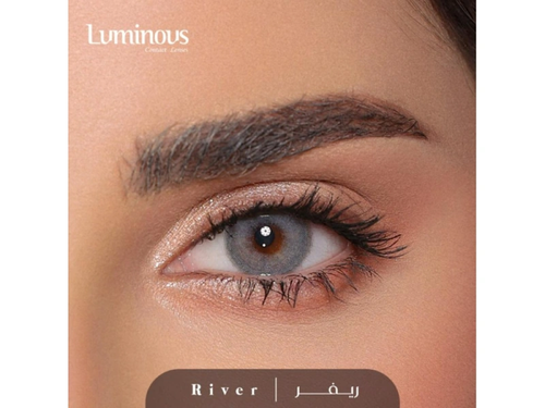 عدسات لومينوس (Luminous) ملونة شهرية لون ريفر (River) لعيون جذابة ومنعشة