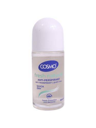 كوزمو (Cosmo) مزيل عرق رول أون انتعاش طبيعي (Natural Fresh) - 60 مل
