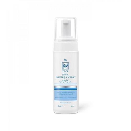 كيوفي غسول وجه رغوي غني (Gentle Foaming) لتنظيف عميق ولطيف للبشرة - 150 مل