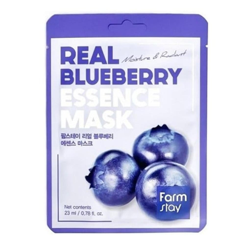فارم ستاي قناع (ماسك) الوجه بخلاصة التوت الأزرق (Blueberry) لمكافحة الشيخوخة والنضارة - 23 مل