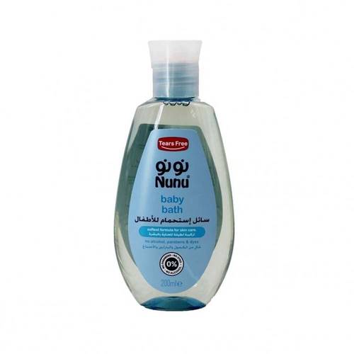 نونو (Nunu) رغوة حمام للأطفال (Bubble Bath) لتنظيف لطيف ومرح للطفل - 200 مل