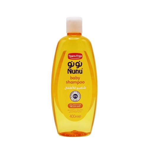 نونو (Nunu) شامبو للأطفال بتركيبة لا تسبب الدموع لنظافة ونعومة شعر الطفل - 400 مل