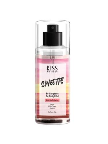 كيس ماي بودي (Kiss My Body) معطر سويتي (Sweetie) للشعر والجسم أو دي تواليت لرائحة حلوة - 88 مل