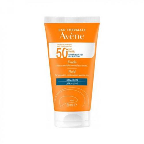 افين سائل واقي شمس (Fluid) خفيف للبشرة العادية والمختلطة SPF50+ - 50 مل